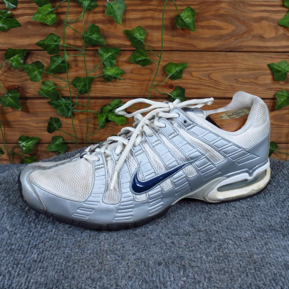 Nike Air Max Torch Mens Running Shoes Size 11 Athletic Silver Navy 317987-141